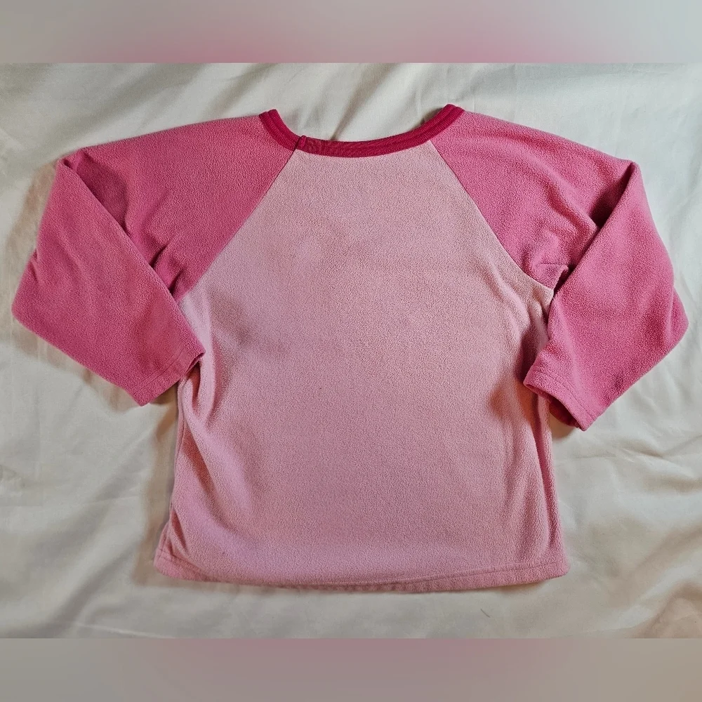 Carter's Girls Pink Long Sleeve Camo Crown Princess Design Sweater Size 4T